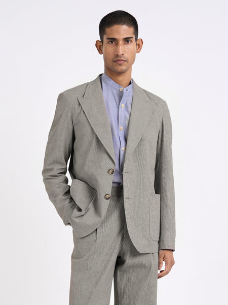 Finsbury Jacket Jensen Brown/White