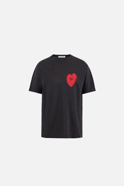 California Cotton Tee - Run in Love Vintage Black